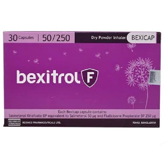 Bexitrol F 50mcg + 250mcg Capsule